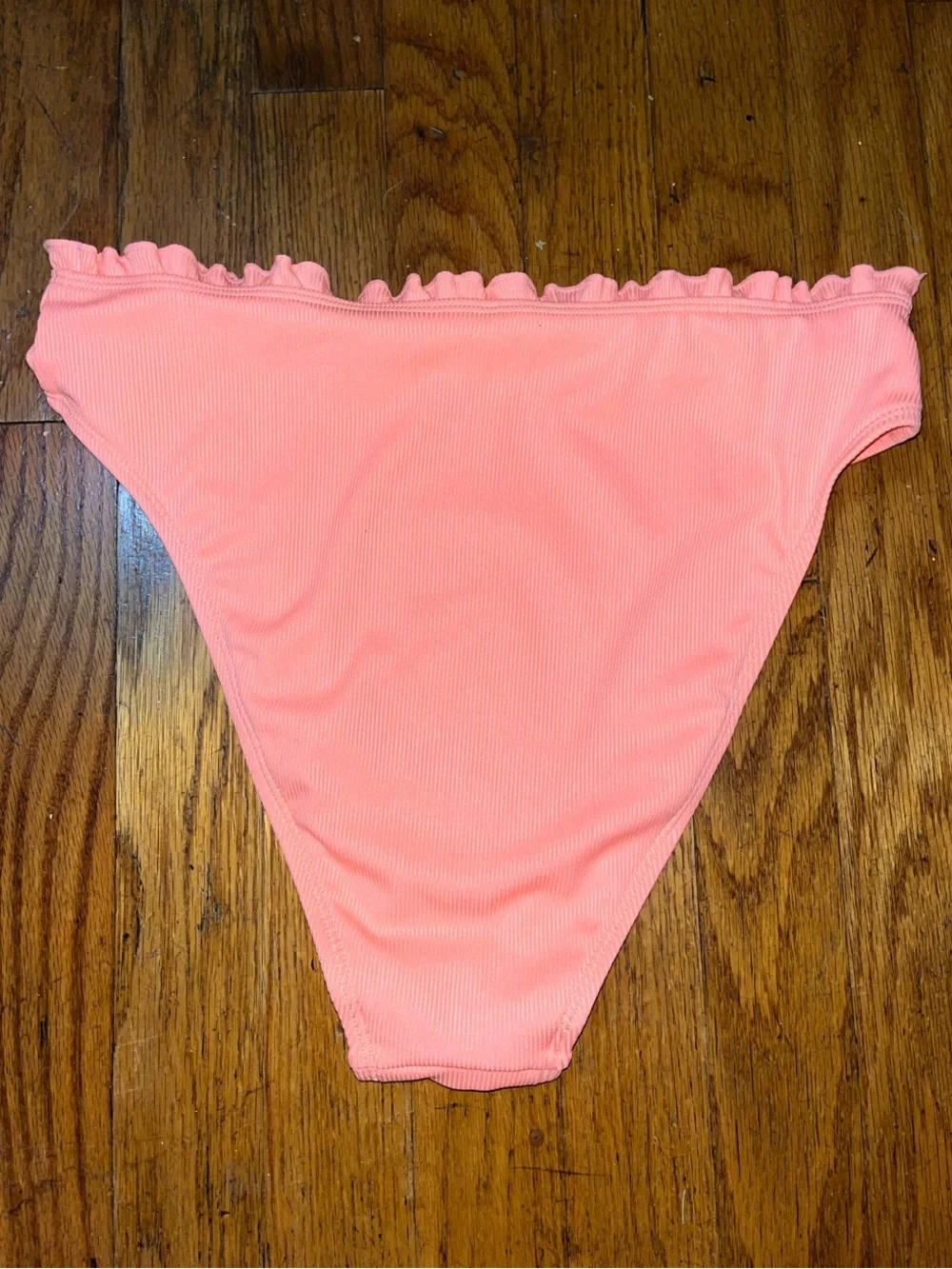 NWT Cupshe Ribbed Ruffle Bikini Bottoms Size Medium - Picture 6 of 7